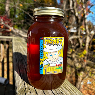 (image for) Honey - Quart Glass Jar 48 oz