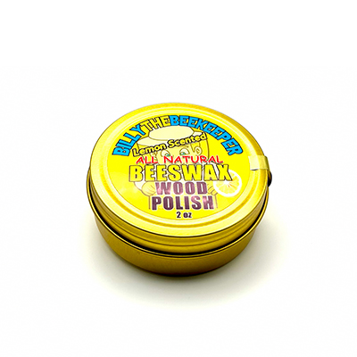 Beeswax Wood Polish 2oz - Lemon Scent