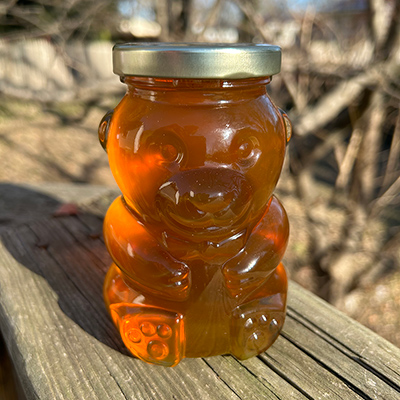 (image for) Honey - Glass Bear Jar 12 oz