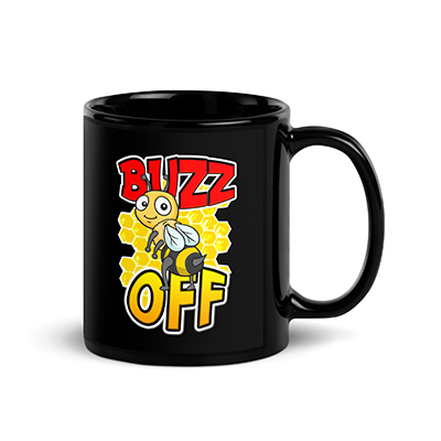 (image for) Buzz Off Black Mug